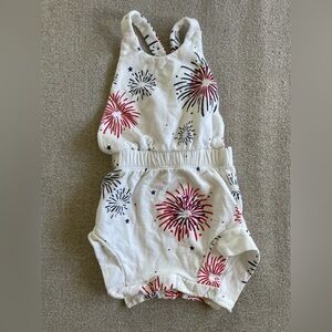 4th of July Monica and Andy Romper